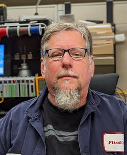 Larry Stepniak, electrical engineer, Flint Group