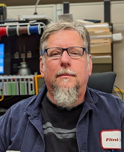 Larry Stepniak, electrical engineer, Flint Group Larry Stepniak, electrical engineer, Flint Group