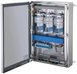 Figure 2: Fieldbus barrier with fieldbus intrinsic safety outputs. Figure 2: Fieldbus barrier with fieldbus intrinsic safety outputs.