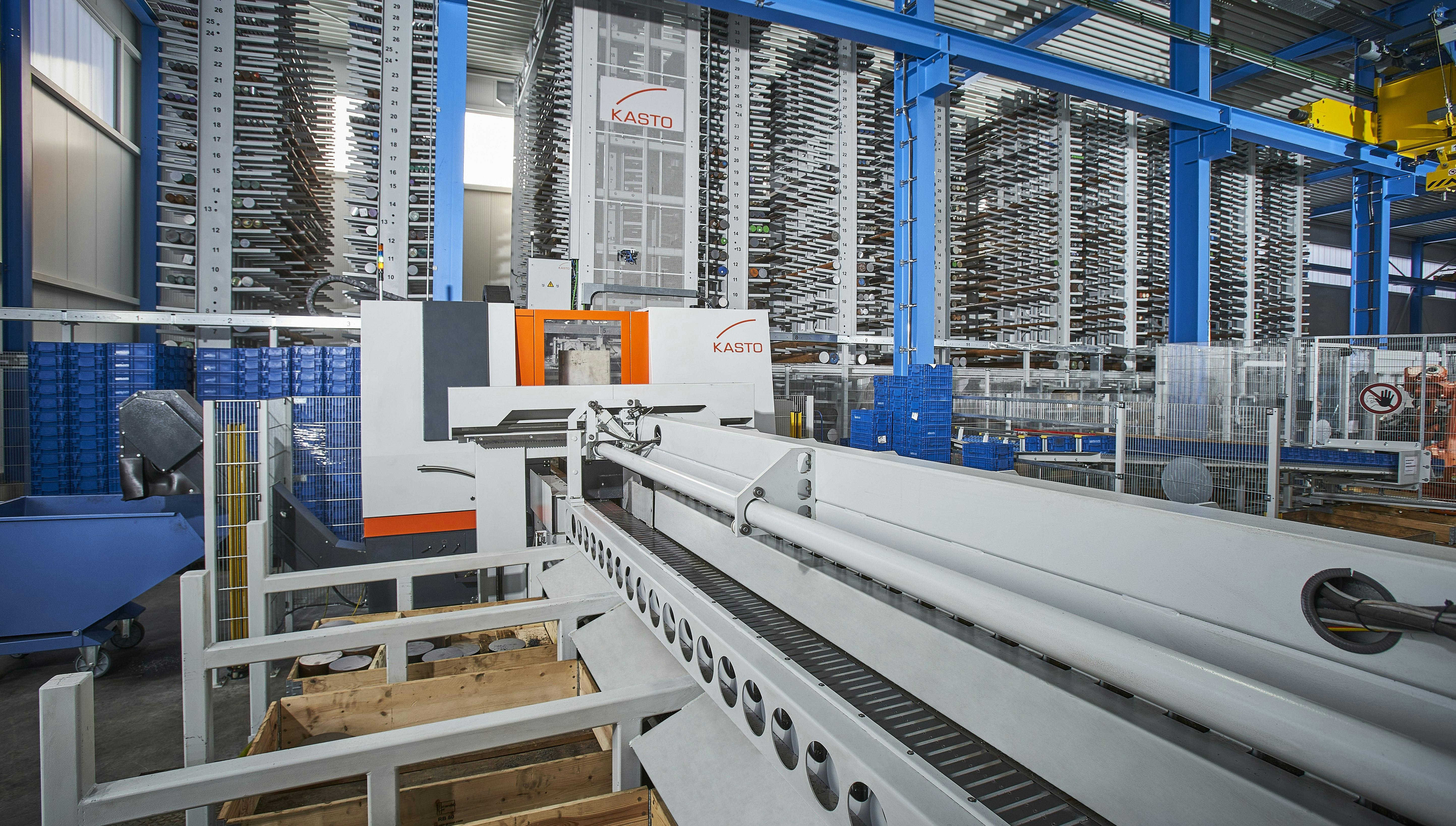 Figure 3: Kasto provided the first machines for Hagelauer in the 1990s.