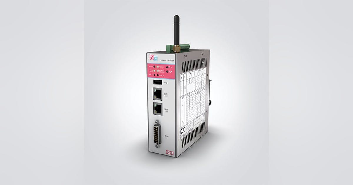 KEB America industrial router | Control Design