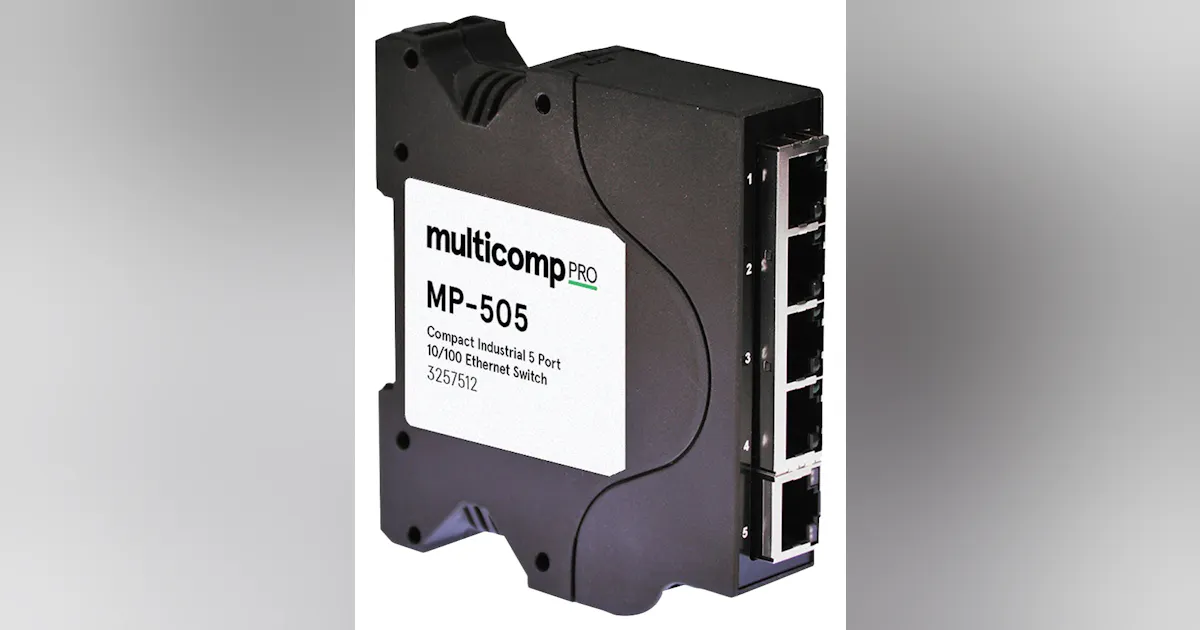 Multi Comp Key Switch Newark Multicomp Pro Ethernet switch | Control Design
