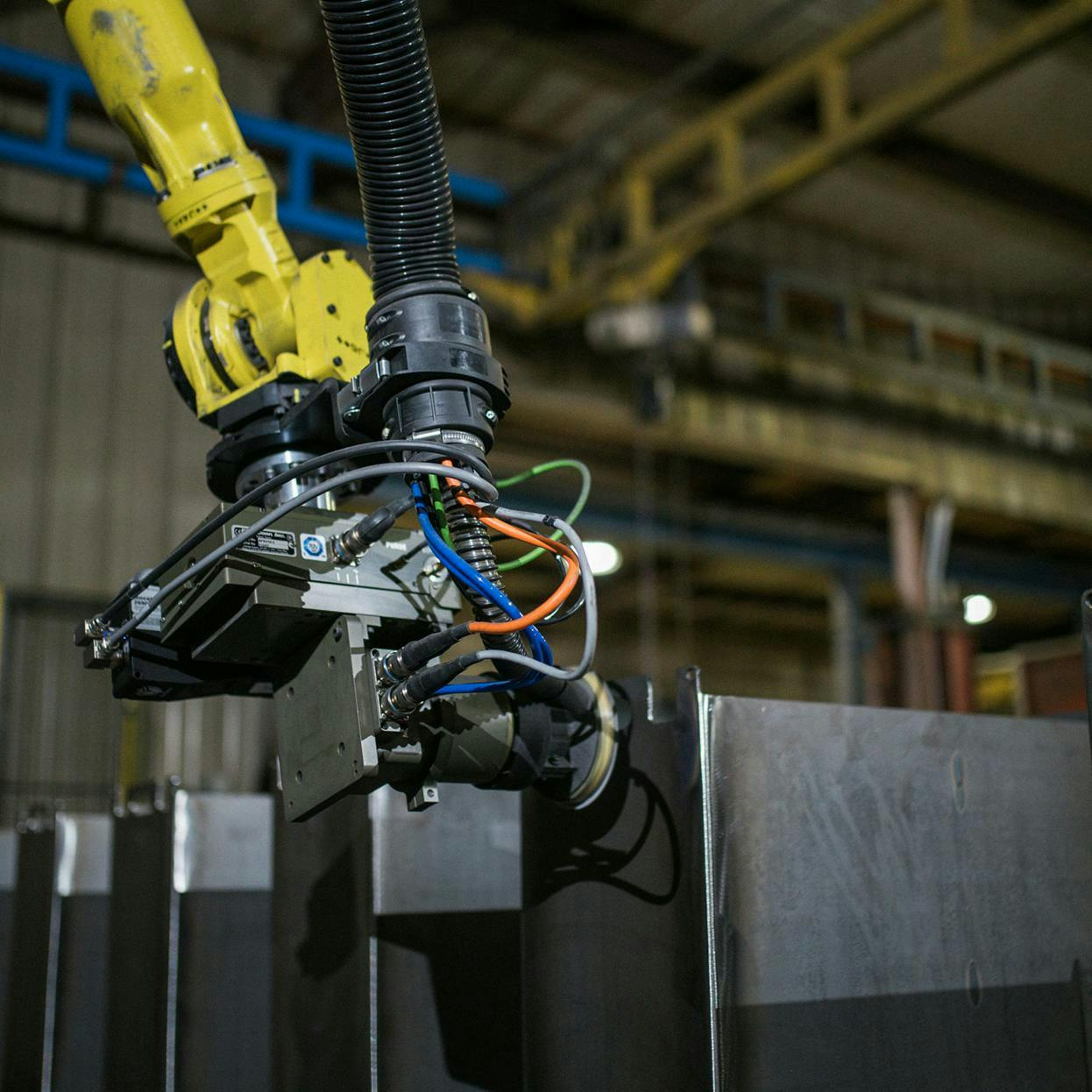 Figure 3: Scan&Grind from GrayMatter Robotics comprehensively meets the challenges of manual grinding operations, providing efficiency, consistency and adaptability in high-mix manufacturing environments. Figure 3: Scan&Grind from GrayMatter Robotics comprehensively meets the challenges of manual grinding operations, providing efficiency, consistency and adaptability in high-mix manufacturing environments.