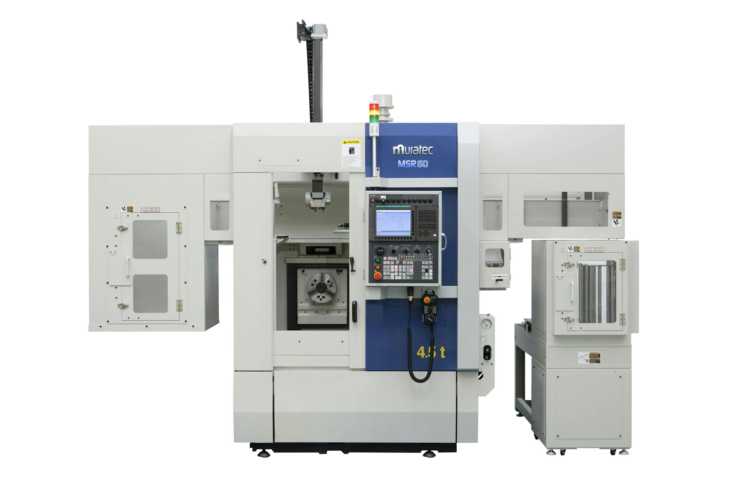 Figure 1: The MSR60 introduces Y-axis and milling capabilities on a single-spindle machine. Figure 1: The MSR60 introduces Y-axis and milling capabilities on a single-spindle machine.