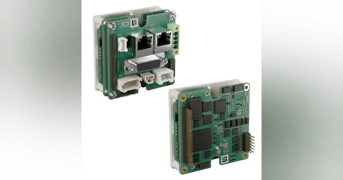 ACS single-axis EtherCAT Mini Drive Module | Control Design