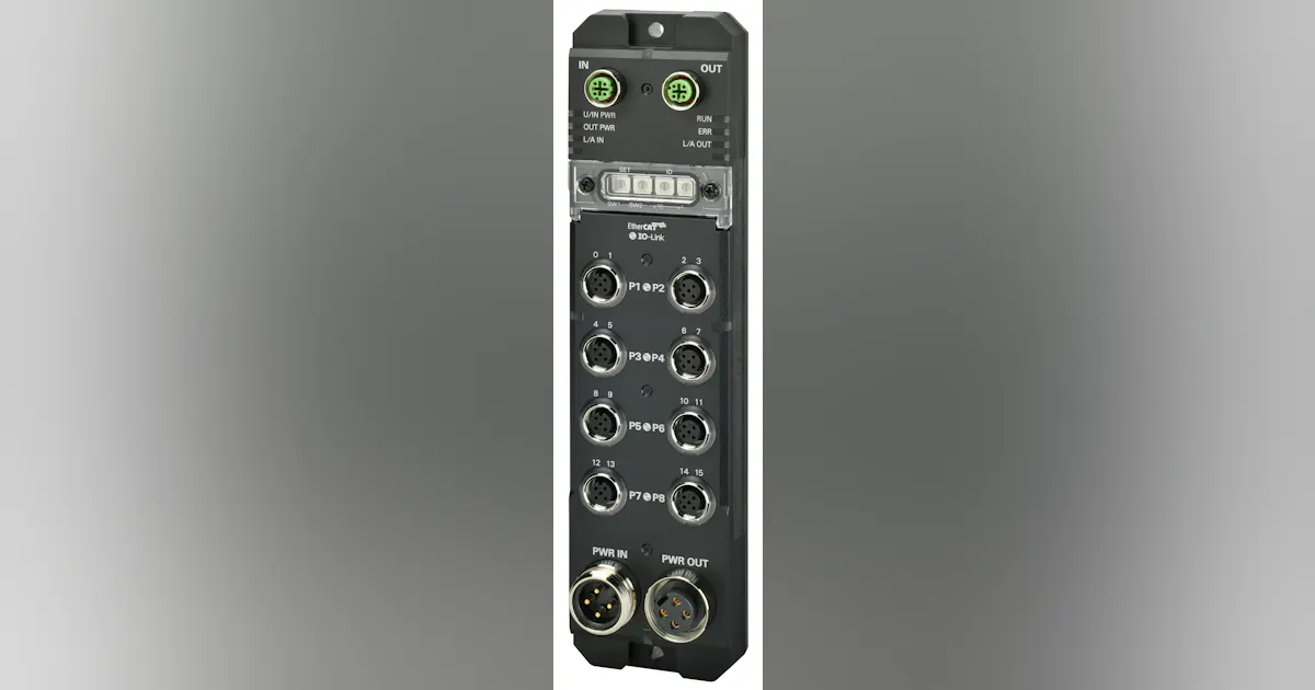 Omron NXR Series IP67 Remote IO With IO-Link | Control Design