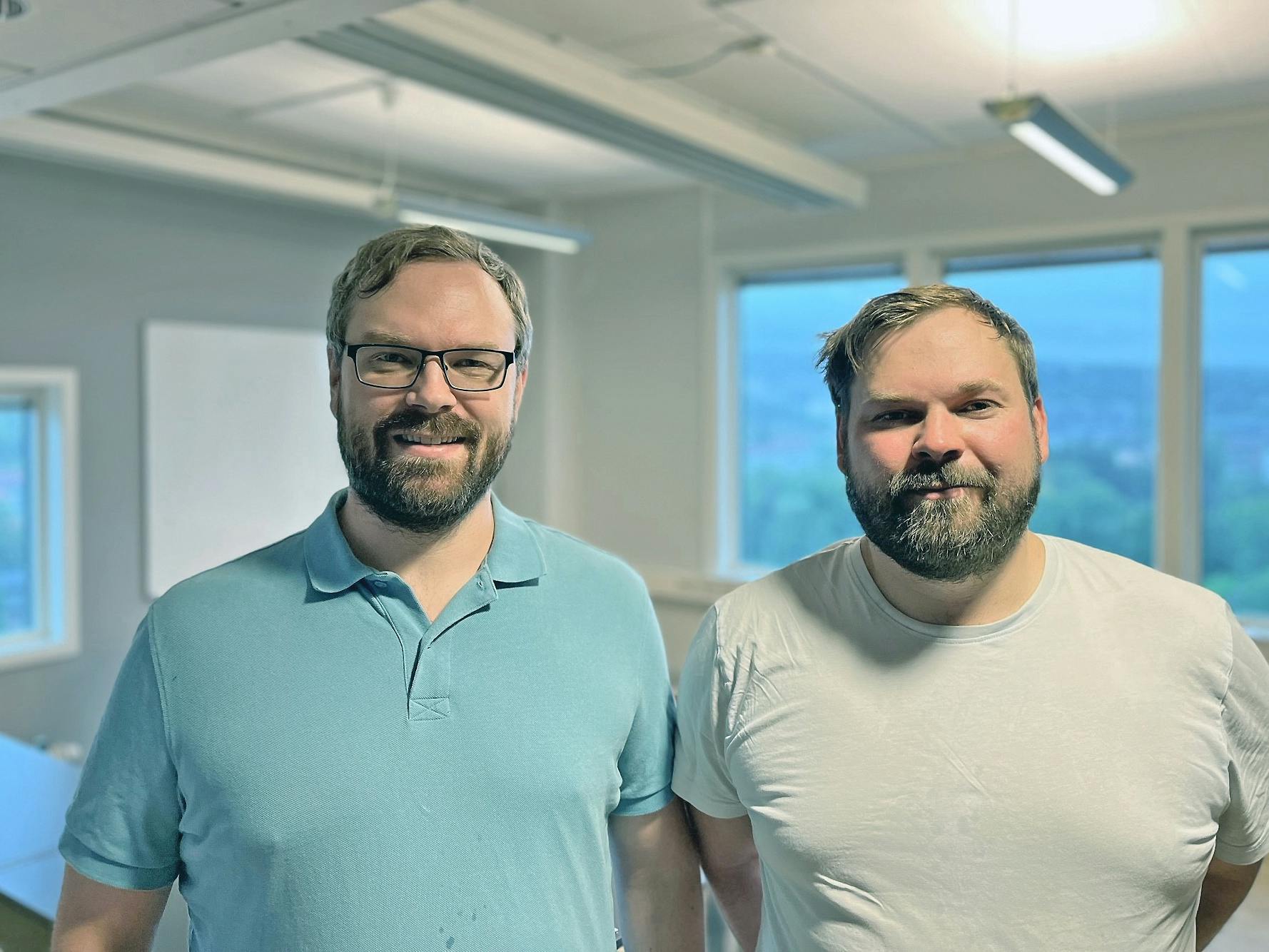 With Jonas Helness (left), office manager and key account manager, and Fredrik Helness, technology, Bachmann launched its Norwegian office of the company. Kristian Hansen (not pictured) will spend the first year working from Bachmann's office in Bremen, Germany, to learn about the company.