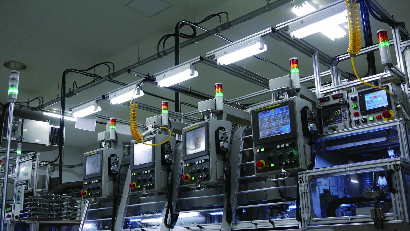 Figure 5: Individuals can see status and colors of light towers remotely, without even being in the facility, if necessary, allowing them to better monitor multiple or large facilities.