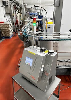 Figure 1: Leibinger JET2 NEO printer in use in production at Four Peaks in Arizona. Figure 1: Leibinger JET2 NEO printer in use in production at Four Peaks in Arizona.