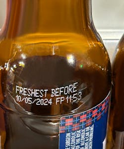 Figure 3: Leibinger printers are used for printing on glass bottles. Figure 3: Leibinger printers are used for printing on glass bottles.