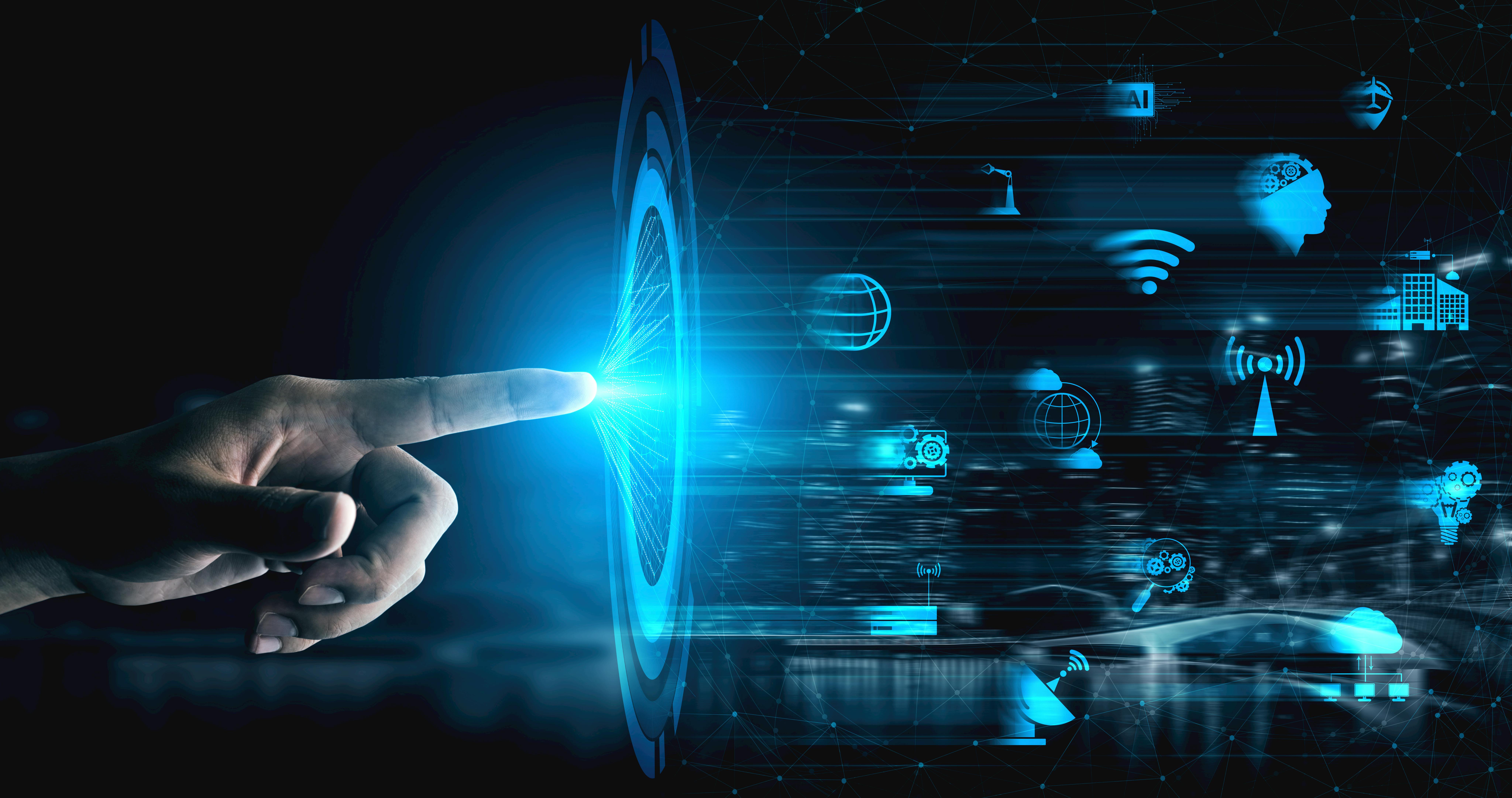 5G Communication Technology Wireless Internet Network for Global Business Growth