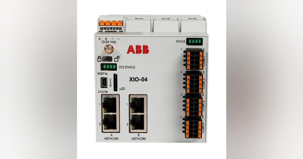ABB remote I/O controllers | Control Design