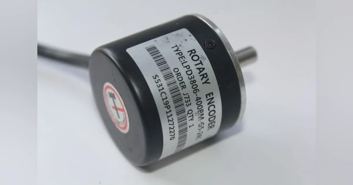 What is the function of an encoder? | Control Design