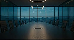 Photo of an office boardroom Photo of an office boardroom