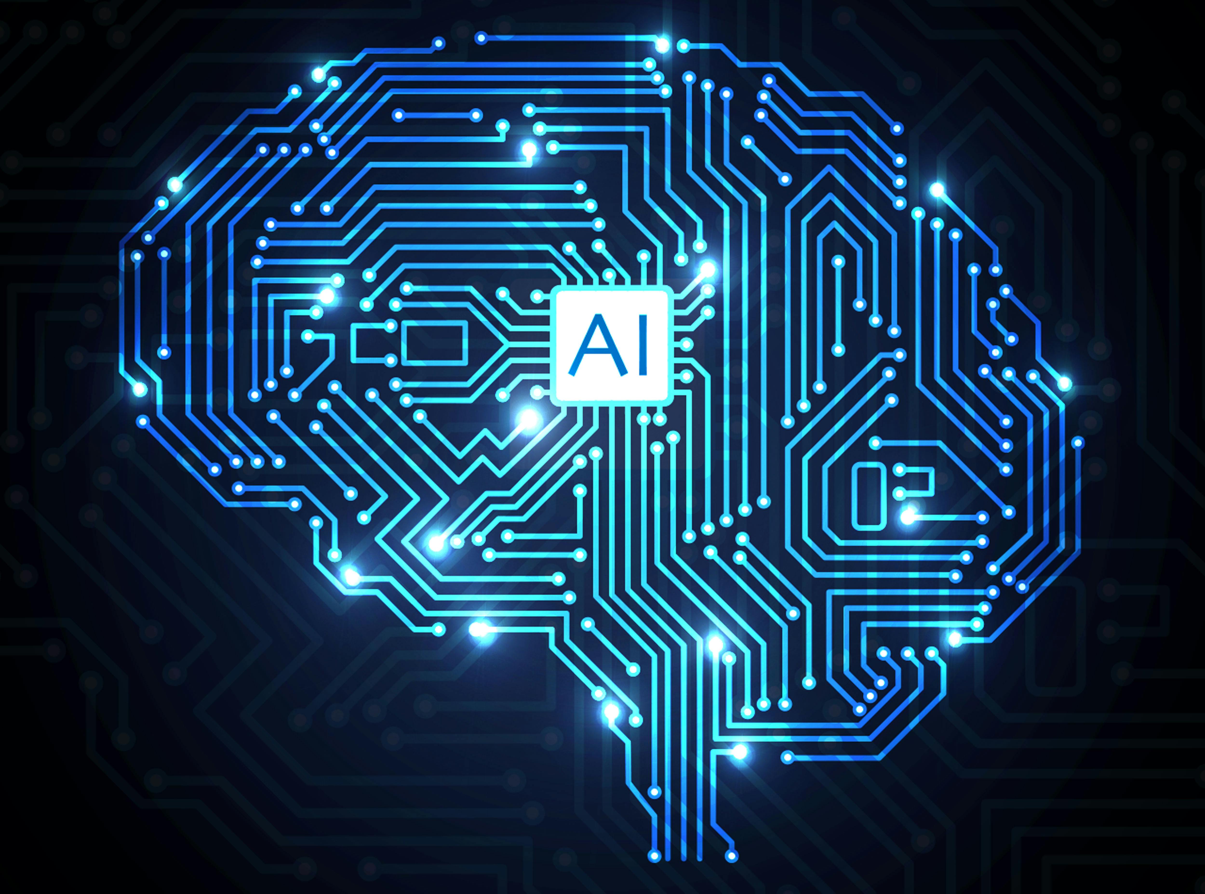 Illustration of three-dimensional AI