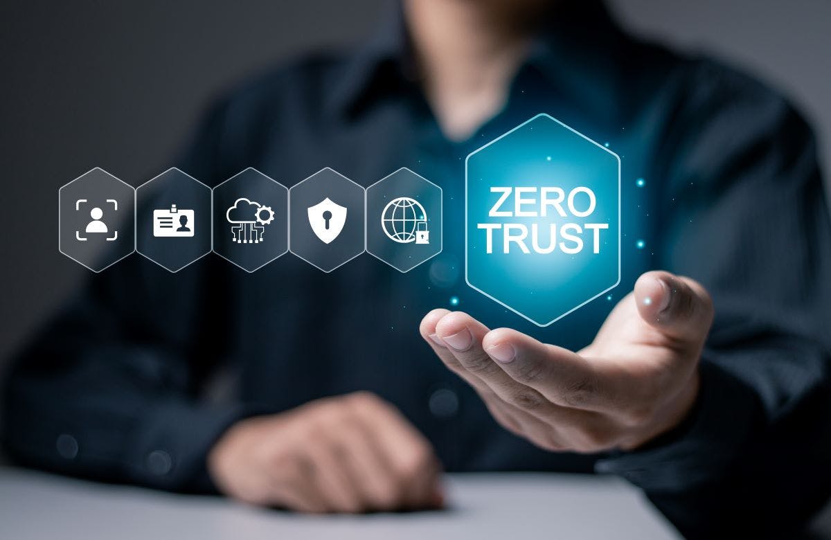 Zero trust security concept