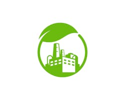 Eco Factory Icon Logo Design Element Eco Factory Icon Logo Design Element