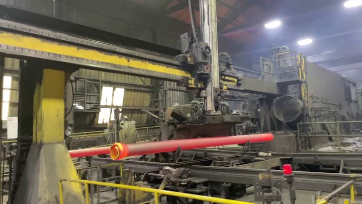 This Güdel FP gantry is 20 feet long in an extremely harsh environment.