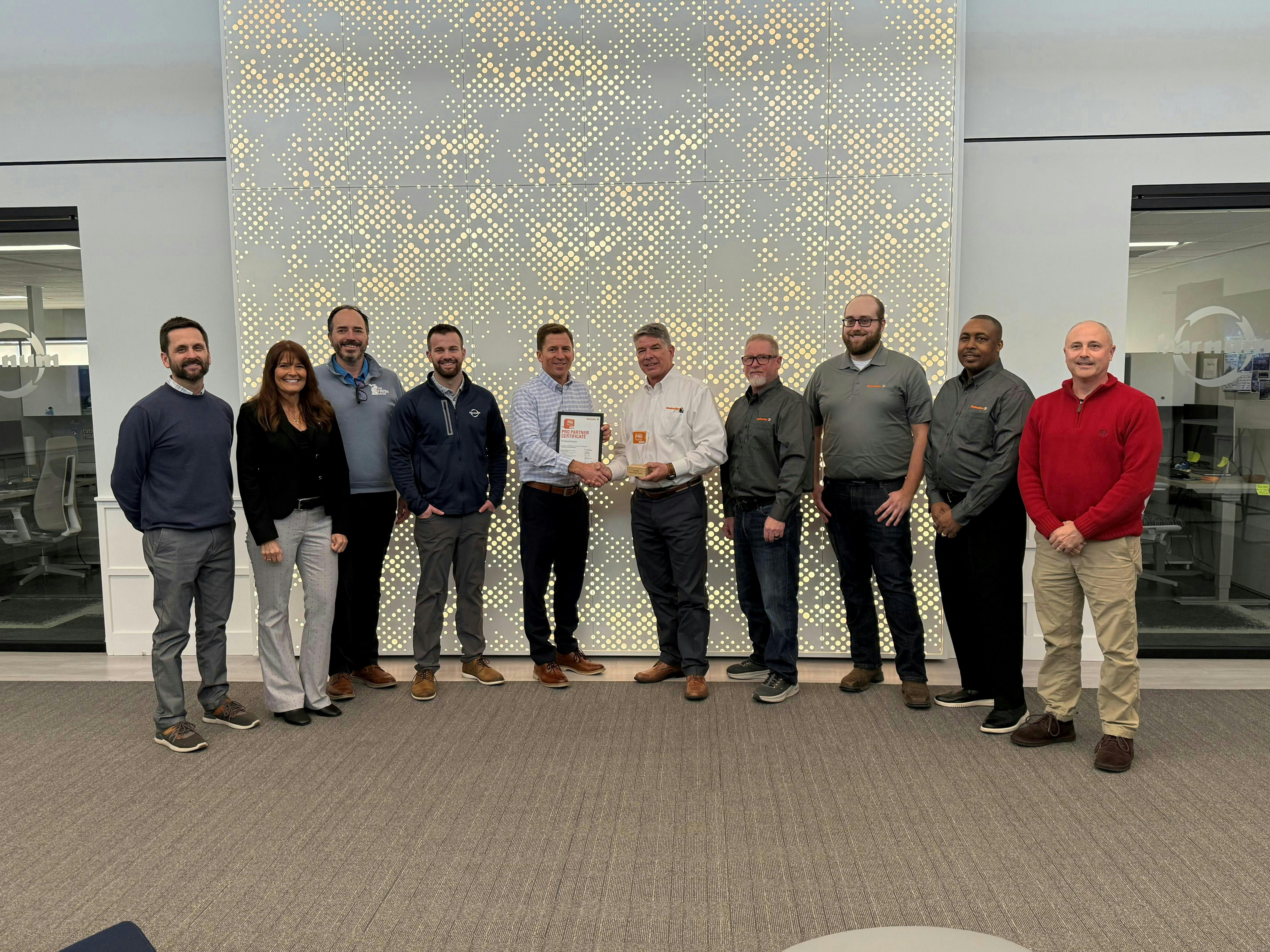 Figure 1: Team members from H.H. Barnum Company, a new Pro Partner with Weidmuller USA (from left to right): Matt Greiner, Selena Wilkens, Joe Ayres, Derick Reid, Spencer Sargeant, Tom Neff, director of distribution sales-USA, Weidmuller, Bob Sinelli, Jack Lyons, Sherard Horne and Nathan Barnum. Figure 1: Team members from H.H. Barnum Company, a new Pro Partner with Weidmuller USA (from left to right): Matt Greiner, Selena Wilkens, Joe Ayres, Derick Reid, Spencer Sargeant, Tom Neff, director of distribution sales-USA, Weidmuller, Bob Sinelli, Jack Lyons, Sherard Horne and Nathan Barnum.