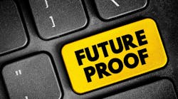 Future Proof - process of anticipating the future and developing methods of minimizing the effects of shocks and stresses of future events, text concept button on keyboard Future Proof - process of anticipating the future and developing methods of minimizing the effects of shocks and stresses of future events, text concept button on keyboard