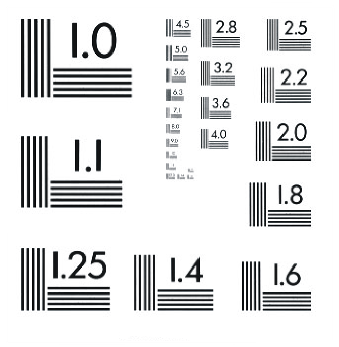 Figure 3: To test resolution, use a resolution target such as the USAF resolution target.