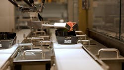 Figure 3: The robots automatically monitor stock levels during assembly. Figure 3: The robots automatically monitor stock levels during assembly.