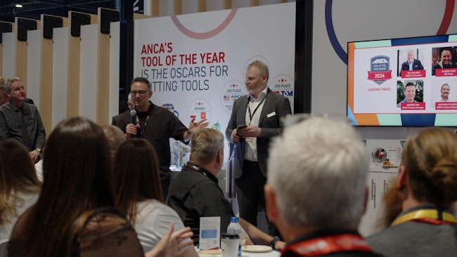 Guest judge Alfred Lyon at the winners' announcement