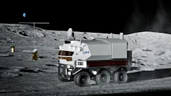 Conceptual drawing of the manned pressurized rover. Conceptual drawing of the manned pressurized rover.