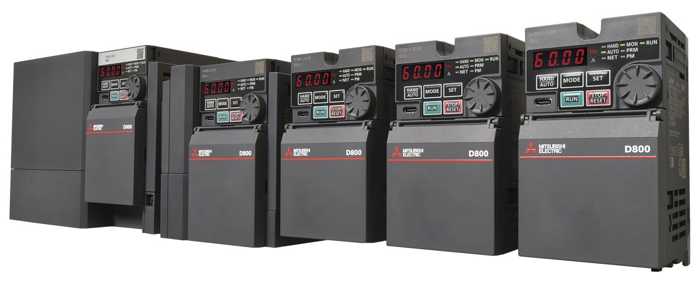 Mitsubishi Electric FR-D800 series inverters