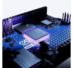 Arduino's Uno Q dual-brain platform interconnects a Linux Debian-capable Qualcomm Dragonwing QRB2210 microprocessor with a real-time STM32U585 microcontroller. Arduino's Uno Q dual-brain platform interconnects a Linux Debian-capable Qualcomm Dragonwing QRB2210 microprocessor with a real-time STM32U585 microcontroller.