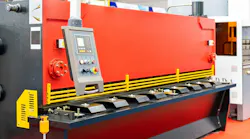 intelligent control panel with monitor touch screen and switch of high accuracy hydraulic shearing machine for cutting metal sheet or plate in industrial