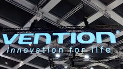 Photo of Vention brand logo at IFA consumer electronics trade fair. Photo of Vention brand logo at IFA consumer electronics trade fair.