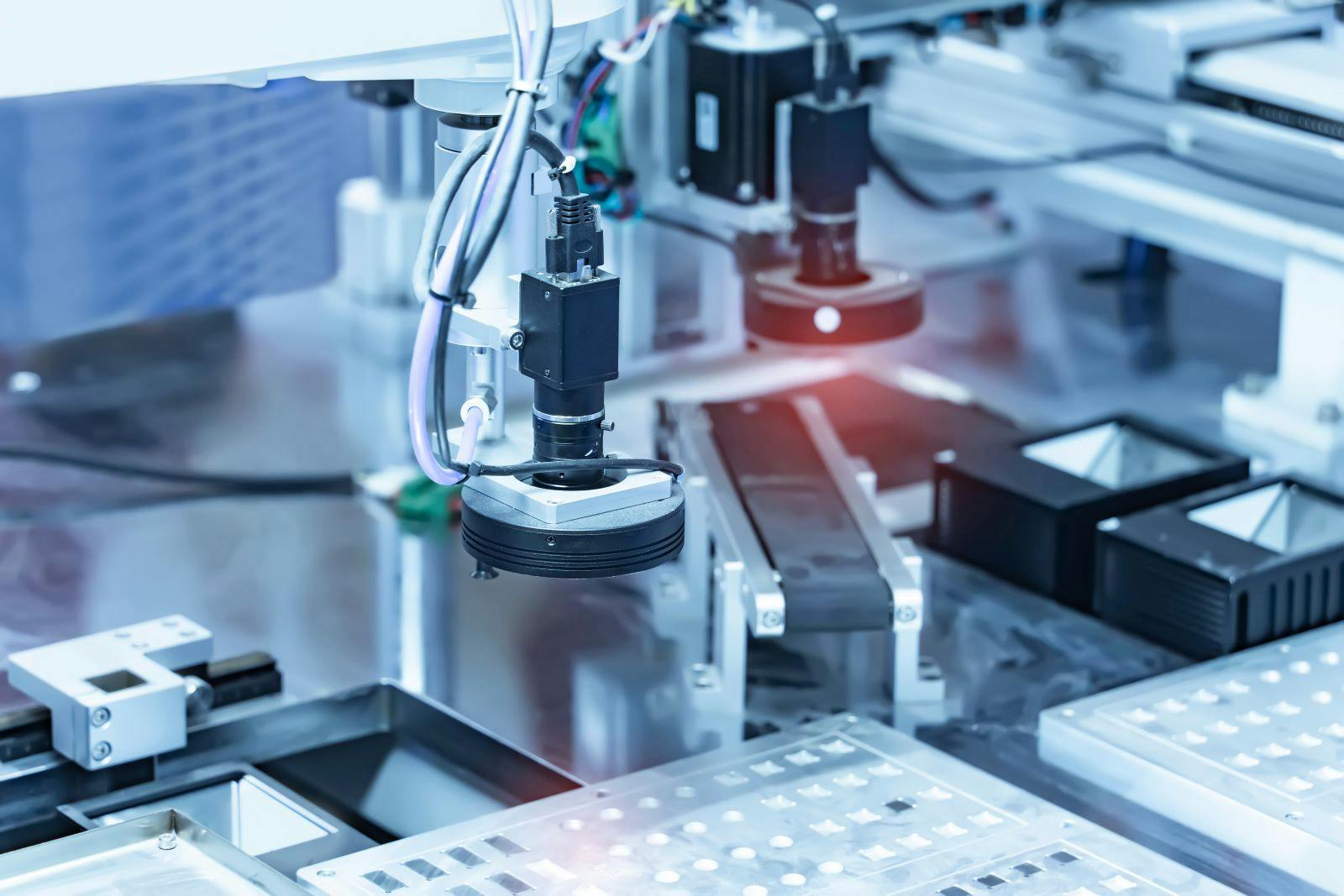 Robotic vision sensor camera system in intelligence factory