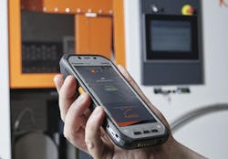 Figure 2: The Kastoapp can provide a real-time overview of the status of all Kasto sawing machines within the network. Figure 2: The Kastoapp can provide a real-time overview of the status of all Kasto sawing machines within the network.