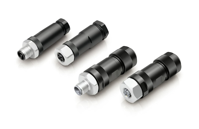 Binder M12 L-and T-coded connectors