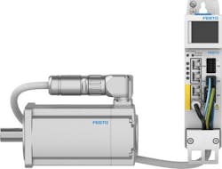 Figure 3: Festo EMMT-AS servo motor and CMMT-AS servo drive Figure 3: Festo EMMT-AS servo motor and CMMT-AS servo drive