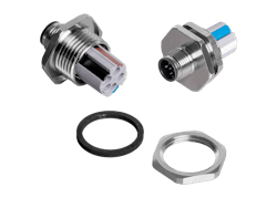 Weidmuller M12 panel receptacles with Push In technology Weidmuller M12 panel receptacles with Push In technology