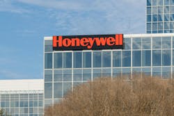 Honeywell sign on its office building in Houston, TX, USA. Honeywell International is an American publicly traded, multinational conglomerate corporation. Honeywell sign on its office building in Houston, TX, USA. Honeywell International is an American publicly traded, multinational conglomerate corporation.