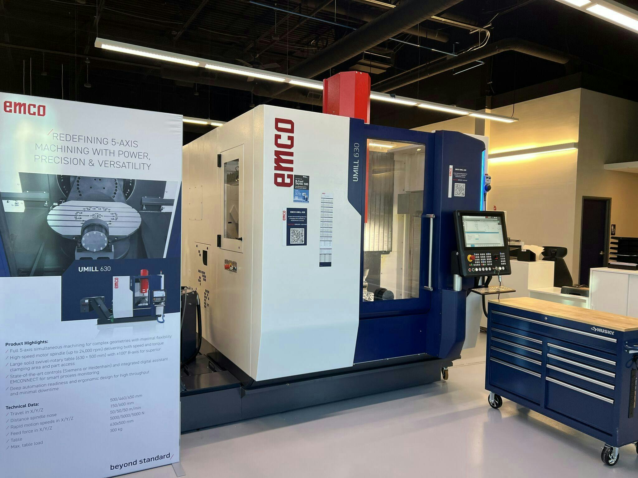 EMCO opened a showroom and customer experience center in Wixom, Michigan.