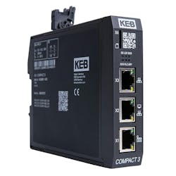 KEB America C6 Compact 3 controller and gateway KEB America C6 Compact 3 controller and gateway