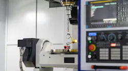 machine tool working in factory