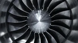 jet engine blades closeup, turbine of airplane