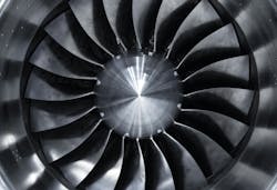 jet engine blades closeup, turbine of airplane jet engine blades closeup, turbine of airplane