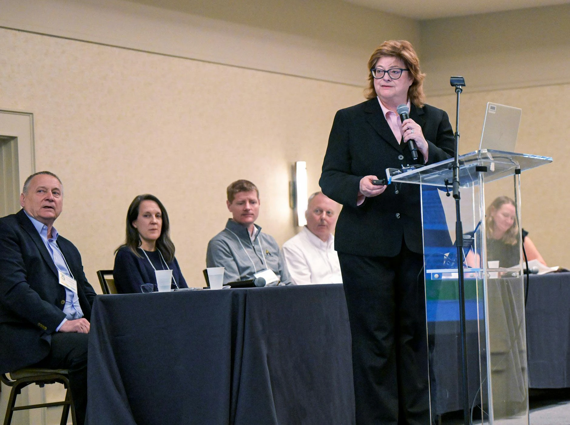 Panel from decarbonization panel at eChem Expo