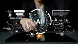 AI digital systems and intelligent network background for technology presentation. AI digital systems and intelligent network background for technology presentation.