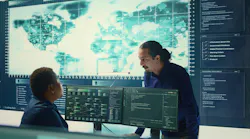 Cyber defense team working in a governmental security operations center.