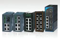 Mencom entry level DIN-rail-mount unmanaged Ethernet switch Mencom entry level DIN-rail-mount unmanaged Ethernet switch