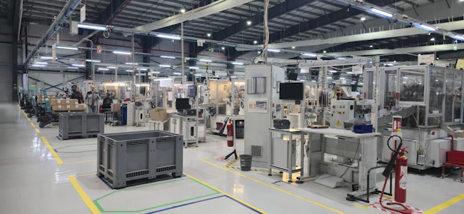 TE Connectivity Tangier facility interior shot