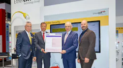 UL Solutions and EtherCAT Technology Group members with certification