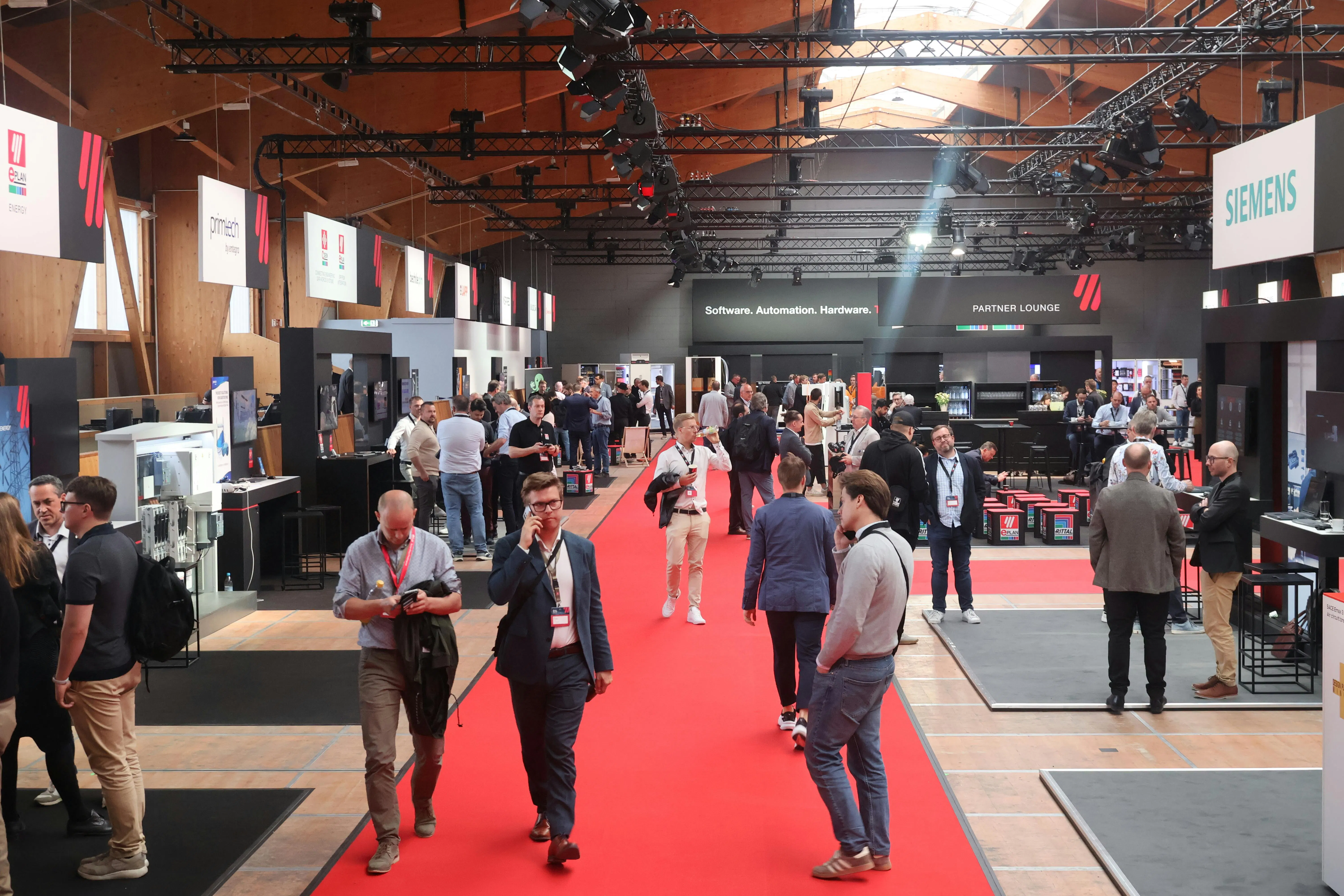 Figure 4: The exhibit hall had a variety of companies demonstrating their offerings.